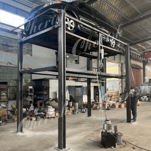 Promotion : Système de stationnement hydraulique à 4 colonnes pour voitures, triple niveau, vente directe usine - Product Image 2