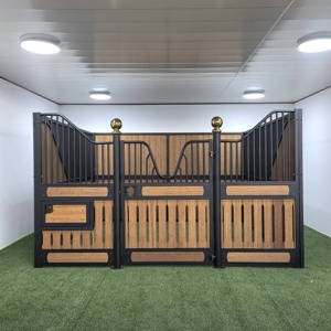 Box per Cavalli in Acciaio Zincato a Caldo MAISTEED, Standard Europeo, Verniciato a Polvere, Design Personalizzato Gratuito, Frontali per Stalle - Product Image 1