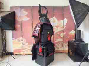 Japanese Samurai armor Halloween Stage Show Ancient Soldier Cosplay <strong>Costume</strong> - Product Image 5