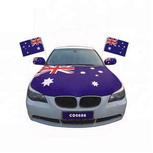Couverture de capot de voiture mondiale personnalisée de haute qualité drapeau couverture de rétroviseur de voiture drapeau de couverture de capot de voiture mexicain personnalisé - Product Image 5