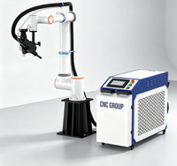 Máquina de Soldadura Láser de Fibra Robótica de 6 Ejes (1000W/1500W/2000W) con Brazo Robótico Colaborativo de Seguridad