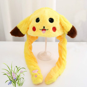 Gorro <span class=keywords><strong>de</strong></span> Conejito <span class=keywords><strong>con</strong></span> <span class=keywords><strong>Orejas</strong></span> Móviles, <span class=keywords><strong>Pikachu</strong></span> Saltando, Gorro <span class=keywords><strong>de</strong></span> Peluche Divertido, Juguete <span class=keywords><strong>de</strong></span> Dibujos Animados Kawaii para Niñas, Regalo para Niños y Adultos - Product Image 4