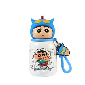 Nieuwe Mini Roestvrijstalen Vacuüm Thermos Beker 330Ml Draagbaar Cartoon Ontwerp Terug Naar School Kinderen Schattige Zakbeker - Product Image 5