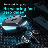 Headset TWS P30 Baru Tahan Air HiFi In-Ear untuk Gamer, Mic HD, Bass Stereo, Lampu Berpendar, Earbud untuk Gaming Ponsel