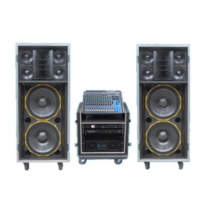 Altavoces de escenario Guangdong Huiyin de 18 pulgadas con doble woofer, montables en rack, portátiles con ruedas para actuaciones móviles y bodas - Product Image 1