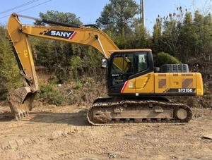 Pelle sur chenilles SANY SY200C 20t d'occasion avec moteur à boîte de vitesses Mitsubishi Isuzu Pompe PLC-Moteur à noyau inclus - Product Image 3