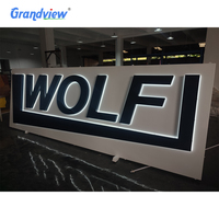 Lettres avec grande lumière LED Canal de lettres publicitaires 3D Panneau de lettres à LED à bas prix