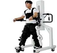 Robot Eksoskeleton Rehabilitasi Hemiplegia yang Dapat Dipakai, Peralatan Latihan Jalan Kaki dengan Bantuan untuk Tungkai Bawah, Otomatis Penuh