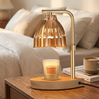 Lampe chauffe-cire électrique en verre pour bougies et cires fondantes, brûleur d'aromathérapie, diffuseur de parfum pour chambre
