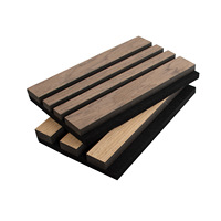 Panneaux muraux acoustiques en bois avec texture bois pour la décoration intérieure de la maison, de l'hôtel, de l'hôpital et de l'école - Isolation acoustique, design 3D