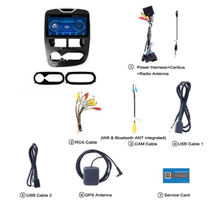 Wanqi 9 Inch Android 10 Xe DVD Đa Phương Tiện Máy Nghe Nhạc Đài Phát Thanh Video Stereo Navi Hệ Thống Cho Renault Clio 4/Kỹ Thuật Số/<span class=keywords><strong>Analog</strong></span> 2012-2016 - Product Image 6