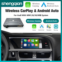 Décodeur sans fil CarPlay Android Auto pour écrans de 6,5/7/8 pouces pour Audi A3/A4/A6/A7/A8/Q3/Q5/Q7 AirPlay Hicar Miracast CarLife AHD