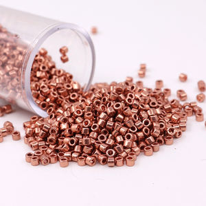 Cuentas de Cristal JC 11/<span class=keywords><strong>0</strong></span> <span class=keywords><strong>Miyuki</strong></span> <span class=keywords><strong>Delica</strong></span> de Vidrio Japonés Original para la Fabricación de Joyería - Product Image 1