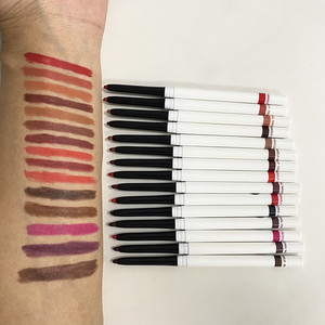 Delineador de Labios Mineral Cremoso al por Mayor, 15 Colores, Tubo Blanco, Vegano, Alta Pigmentación, Resistente al Agua, Protector Solar, Marrón Mate, Maquillaje - Product Image 4