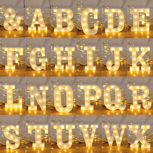 Lettres lumineuses LED avec des chiffres anglais pour anniversaire, proposition, amour, <span class=keywords><strong>surprise</strong></span> romantique, décoration - Product Image 2