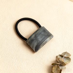 Duo Wei Enfants Style Européen Américain Simple Givré Grain de <span class=keywords><strong>Bois</strong></span> Prêle <span class=keywords><strong>Anneau</strong></span> de Cheveux Arc Géométrique Haute Élastique Tête <span class=keywords><strong>Corde</strong></span> pour - Product Image 2