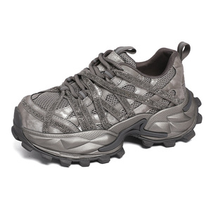 Zapatillas Deportivas de Mujer con Diseño Exclusivo, Primavera 2026, Suela Gruesa, Aumentan la Estatura, con Pedrería, Casuales y a la Moda - Product Image 4