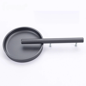 Paired Round Wardrobe Pull Handles Recessed Slot Concealed Cabinet <strong>Door</strong> <strong>Knobs</strong> for Apartments Hotels Homestays Malls - Product Image 3