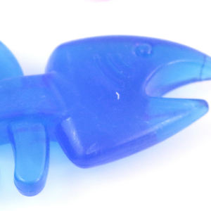 Jouets pour chiens écologiques en TPR, 12,5*5,0 cm, balles en nylon et en caoutchouc en forme d'os, application pour poissons, emballés dans des sacs - Product Image 3