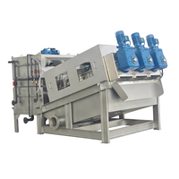 Presse à vis pour la déshydratation des boues, déshydrateur de boues multi-disques à volute pour le traitement des eaux usées