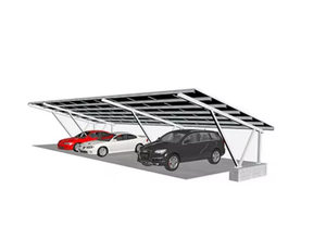 Cochera Solar Fotovoltaica de Acero para Estacionamiento, Instalación Rápida para Estación de Carga de Vehículos Eléctricos (20-25 Años de Vida Útil) - Product Image 4