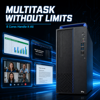 PC de bureau Hygon pour le marché d'Asie du Sud-Est, ensemble complet, 8 Go, SSD 512 Go, GPU dédié 2 Go, Linux, OEM, direct usine, neuf, pour usage professionnel