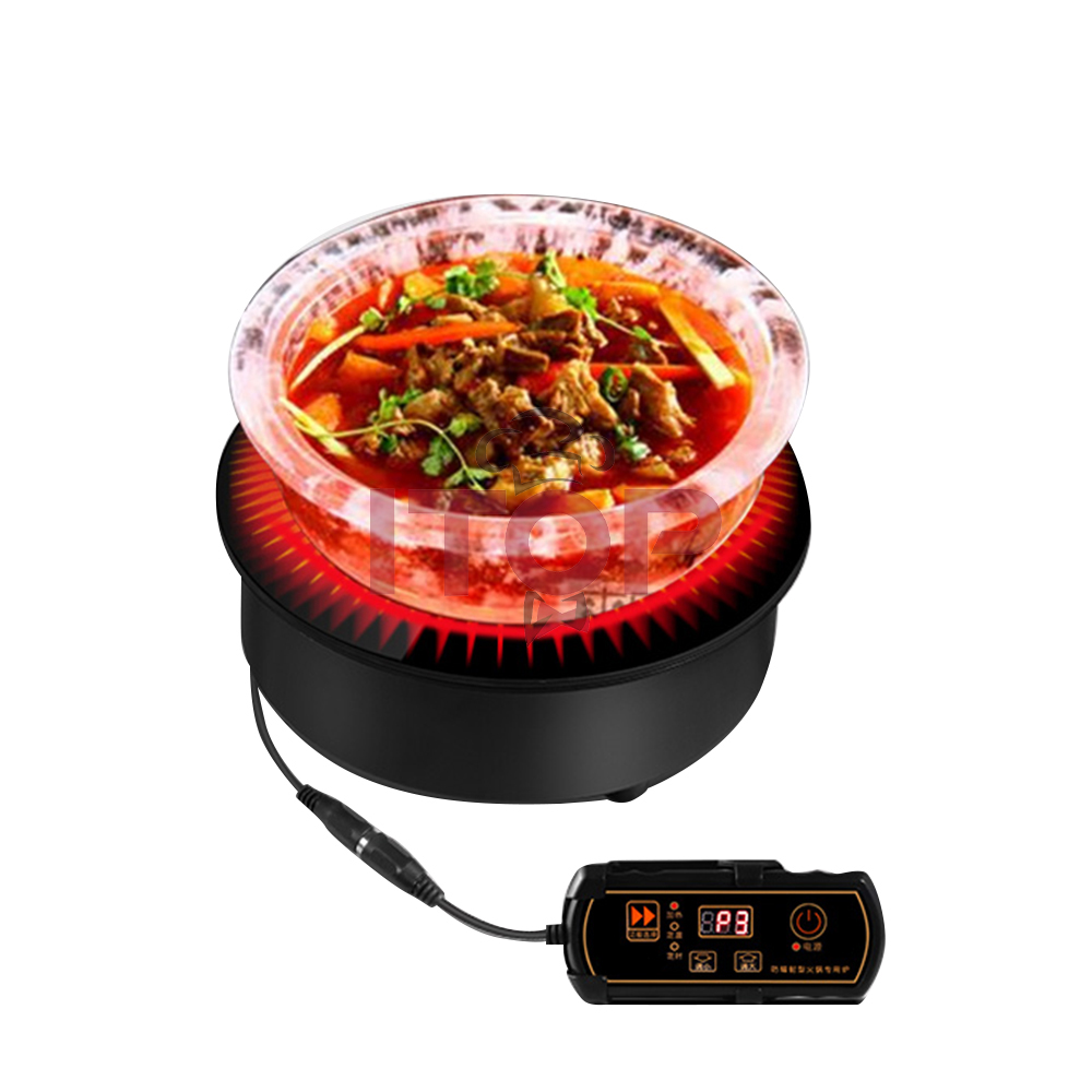 Инфракрасная керамическая плита с ручкой управления, 2500 Вт, встроенная установка, керамическая инфракрасная индукционная плита Cootop