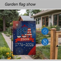 Drapeau de jardin personnalisé USA, drapeau de jardin extérieur double face, décoration de pelouse extérieure, drapeau personnalisé Amérique 12x18 pouces