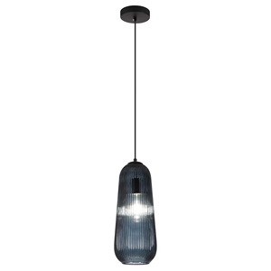 Luminaire suspendu simple de style minimaliste avec <span class=keywords><strong>abat</strong></span>-<span class=keywords><strong>jour</strong></span> en verre artistique E27, adapté à l'éclairage de cuisine, de bar et de café - Product Image 5