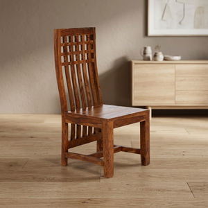 Fauteuil à bascule pliable en bois massif de fabrication indienne, modèle NAS5460 de BS International, dossier croisé – Confortable pour une utilisation en extérieur, idéal pour les hôtels - Product Image 1