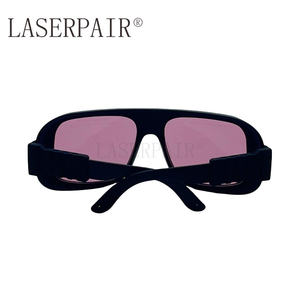 แว่นตา LASERPAIR สีชมพูระดับพรีเมียม 755 นาโนเมตร 808 นาโนเมตร แว่นตาป้องกันเลเซอร์สำหรับผู้ชายและผู้หญิง - Product Image 5