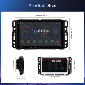 Autoradio Android Podofo 8 pouces 2+64G pour Chevrolet GMC/Chevrolet/Buick/Hummer Carplay Android <span class=keywords><strong>Auto</strong></span> GPS BT WIFI ODM Factory - Product Image 5