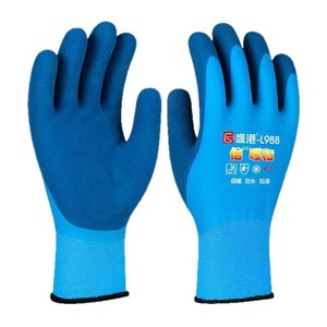ถุงมือตกปลา Shenggang L988 แบบมีฉนวนกันความร้อน ทำจากยางคลอโรพรีน ชุบยางคลอโรพรีนทั้งฝ่ามือ กันน้ำ สำหรับงานเก็บความเย็น - Product Image 1