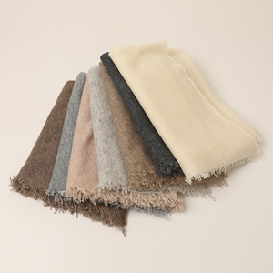 <span class=keywords><strong>Écharpe</strong></span>-châle en <span class=keywords><strong>cachemire</strong></span> pur 100% de Mongolie intérieure, longue, unie, respirante, tricotée pour femmes, multi-usages, toutes saisons, voyage - Product Image 1