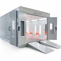 Cabina de Pintura en Aerosol para SUV con Panel Sándwich EPS Semi Downdraft Infrarrojo con Calefacción Eléctrica Certificada por MOT, SDLONXIANG LXD3, Certificación CE