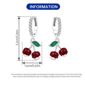 La boucle d'oreille en forme de pêche est un cadeau parfait pour les filles, un cadeau d'anniversaire ou un cadeau pour un anniversaire de naissance. - Product Image 2