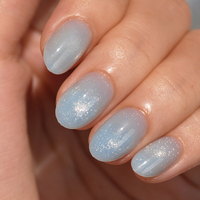 BTArtbox doux Gel XCOAT 3D Floral presse sur les ongles en gros court amande fait à la main bleu français pointe faux ongles