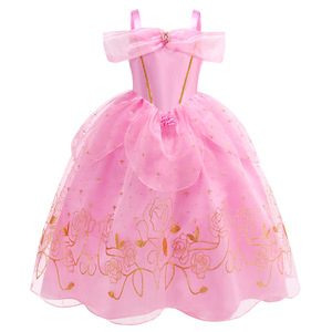 Robe de princesse rose Aurora, robe de <span class=keywords><strong>la</strong></span> <span class=keywords><strong>Belle</strong></span> <span class=keywords><strong>au</strong></span> <span class=keywords><strong>bois</strong></span> <span class=keywords><strong>dormant</strong></span>, costume de scène pour filles, tenue pour enfants, Halloween, carnaval - Product Image 4