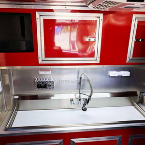 Remolque de Pizza Móvil para cocina, carrito de comida rápida personalizado, pequeño quiosco de comida móvil - Product Image 6