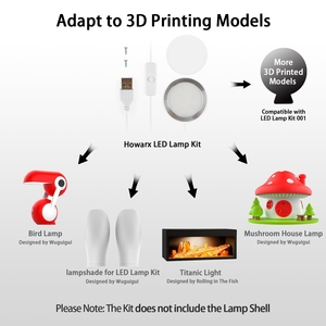 <span class=keywords><strong>3D</strong></span> máy in LED Đèn <span class=keywords><strong>Kit</strong></span> 001 bambu phòng thí nghiệm h2d/A1/a1mini/P1S/p1p/X1C <span class=keywords><strong>3D</strong></span> máy in <span class=keywords><strong>DIY</strong></span> phần cứng <span class=keywords><strong>Kit</strong></span> 5V USB powered 3000K ánh sáng <span class=keywords><strong>Kit</strong></span> - Product Image 6