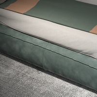 Lit double de luxe italien King Size Style moderne MDF Cadre en bois avec rangement Chambre à coucher Lit rembourré en cuir
