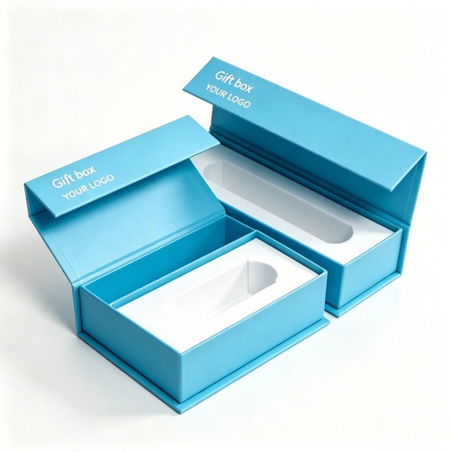 Customized logo Magnetic Paper Box Luxury Cardboard Gift Box Eco Friendly Jewelry Watch Glasses Packaging Box with EVA Insert