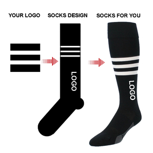 Calzini da Baseball personalizzati in poliestere resistente stile poliestere calzini sportivi a compressione elastica al ginocchio calzini da Baseball - Product Image 2