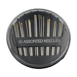 クロスボーダーサプライLooen高品質織りゴールドテールシルバー手縫い針家庭用糸箱30個入り - Product Image 6