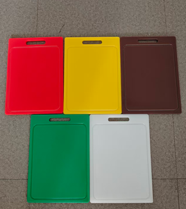 <span class=keywords><strong>Planche</strong></span> à découper rectangulaire professionnelle en plastique <span class=keywords><strong>avec</strong></span> réservoir de jus, design pliable, surface non poreuse, épaisseur 2,0 cm, facile à nettoyer, non toxique - Product Image 2