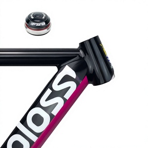 Colossi - Juego de cuadro de bicicleta de pista de piñón fijo de aluminio 700C con horquilla de fibra de carbono, venta al por mayor de fábrica, China - Product Image 4