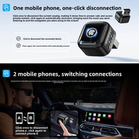 Boîte intelligente sans fil CarPlay & Android Auto 2-en-1, module d'interconnexion pour les voitures OLIVER modèle B12 avec connexion USB Type-C