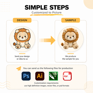ตุ๊กตา<span class=keywords><strong>ส</strong></span>ิงโตนุ่มนิ่มน่ารักระดับพรีเมียม รับทำโลโก้แบรนด์ตามสั่ง ตุ๊กตา<span class=keywords><strong>ส</strong></span>ัตว์มา<span class=keywords><strong>ส</strong></span>คอต <span class=keywords><strong>ส</strong></span>ำหรับของขวัญ โปรโมชั่น ของสะสมเด็ก ผลิตโดยโรงงาน OEM - Product Image 2