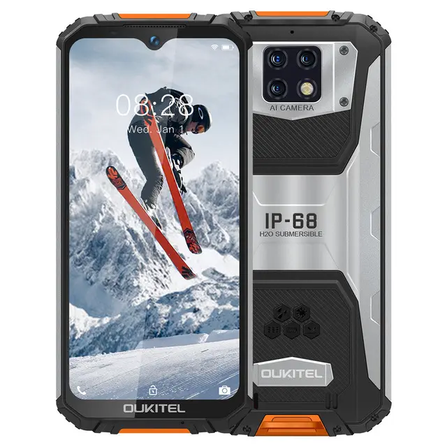 OUKITEL-teléfono inteligente WP6, resistente al agua, 10000mAh, 6,3 pulgadas, FHD + IP68, 4g, 4GB, 128GB, ocho núcleos, cámaras triples de 16MP