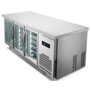 Equipo de Refrigeración Comercial de Alta Calidad y Uso Sostenible, Refrigerador Bajo Mostrador con Puerta de Vidrio y Acero Inoxidable - Product Image 4